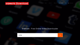 What Vidmatedownload.co.in website looked like in 2021 (2 years ago)