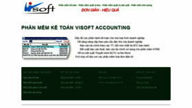 What Visoft.com.vn website looked like in 2021 (2 years ago)