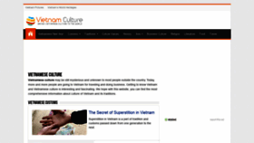 What Vietnam-culture.com website looked like in 2021 (2 years ago)