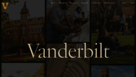What Vanderbilt.edu website looked like in 2021 (2 years ago)