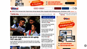 What Vietnamnet.vn website looked like in 2021 (2 years ago)