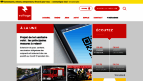 What Voltage.fr website looked like in 2021 (2 years ago)