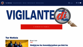 What Vigilantekorsou.news website looked like in 2021 (4 years ago)