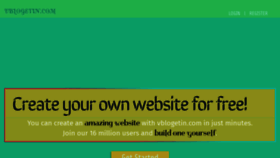 What Vblogetin.com website looked like in 2021 (2 years ago)