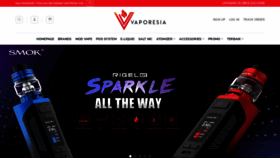 What Vaporesia.com website looked like in 2021 (2 years ago)