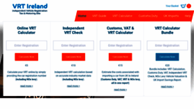 What Vrt.ie website looked like in 2021 (2 years ago)