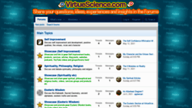 What Virtuescience.com website looked like in 2021 (2 years ago)