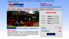 What Vietnamvisa-arrival.com website looked like in 2021 (2 years ago)