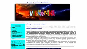 What Vibronika.eu website looked like in 2021 (2 years ago)