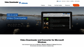 What Videodownloaderultimate.com website looked like in 2021 (2 years ago)