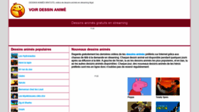 What Voirdessinanime.com website looked like in 2021 (2 years ago)