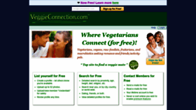 What Veggieconnection.com website looked like in 2021 (2 years ago)