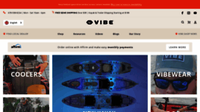 What Vibekayaks.com website looked like in 2021 (2 years ago)
