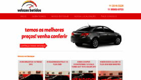 What Velozesbatidos.com.br website looked like in 2021 (2 years ago)