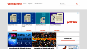 What Vnhuongdan.com website looked like in 2021 (2 years ago)