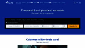 What Vola.ro website looked like in 2021 (2 years ago)