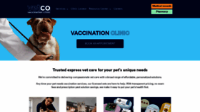 What Vetcoclinics.com website looked like in 2021 (2 years ago)