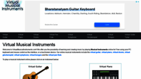 What Virtualmusicalinstruments.com website looked like in 2021 (2 years ago)