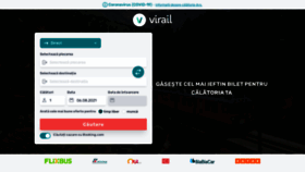 What Virail.ro website looked like in 2021 (2 years ago)