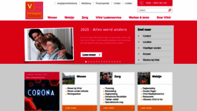 What Vivazorggroep.nl website looked like in 2021 (2 years ago)