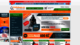 What Vaxshop.cz website looked like in 2021 (2 years ago)