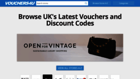 What Vouchers4u.com website looked like in 2021 (2 years ago)