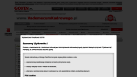What Vademecumkadrowego.pl website looked like in 2021 (2 years ago)