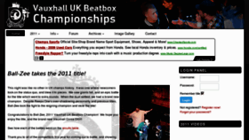 What Vauxhallbeatboxchamps.co.uk website looked like in 2011 (12 years ago)