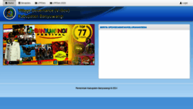 What V-gov.banyuwangikab.go.id website looked like in 2021 (2 years ago)
