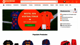 What Voetbalshirtskoning.nl website looked like in 2021 (2 years ago)