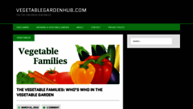 What Vegetablegardenhub.com website looked like in 2021 (2 years ago)