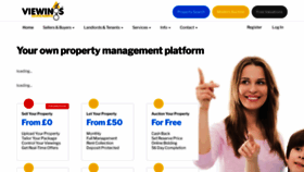 What Viewings.properties website looked like in 2021 (3 years ago)