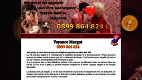 What Voyancemargot.com website looked like in 2021 (2 years ago)