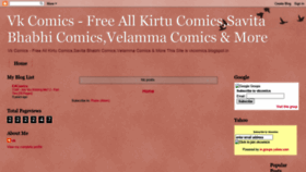 What Velamma-kirtu.blogspot.in website looked like in 2021 (2 years ago)
