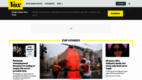 What Vox.com website looked like in 2021 (2 years ago)
