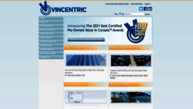 What Vincentric.com website looked like in 2021 (2 years ago)