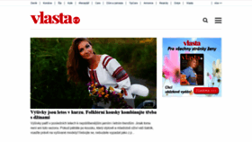 What Vlasta.cz website looked like in 2021 (2 years ago)