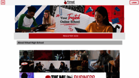 What Virtualhighschool.com website looked like in 2021 (2 years ago)