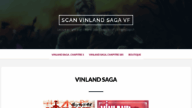 What Vinlandsaga.fr website looked like in 2021 (2 years ago)