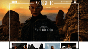 What Vogue.com.tr website looked like in 2021 (2 years ago)