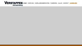 What Verstappen.be website looked like in 2021 (2 years ago)