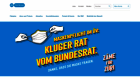 What Vbz.ch website looked like in 2021 (2 years ago)