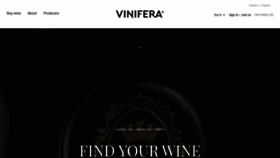 What Vinifera.it website looked like in 2021 (2 years ago)