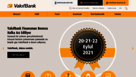 What Vakifbank.com.tr website looked like in 2021 (2 years ago)