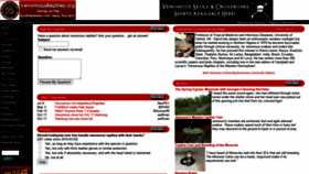 What Venomousreptiles.org website looked like in 2021 (2 years ago)