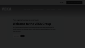 What Veka.com website looked like in 2021 (2 years ago)