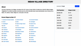 What Villageinfo.in website looked like in 2021 (2 years ago)