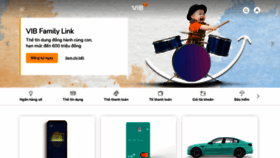 What Vib.com.vn website looked like in 2021 (2 years ago)