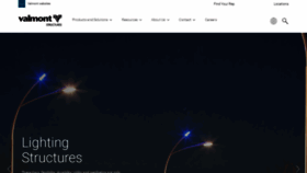 What Valmontstructures.com website looked like in 2021 (3 years ago)