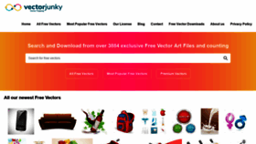 What Vectorjunky.com website looked like in 2021 (2 years ago)